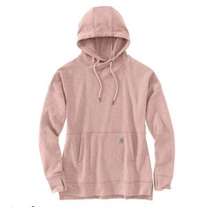 Carhartt Women's Newberry Hoodie Rose Smoke Size XS